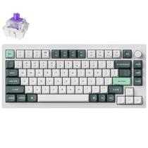 Teclado Gamer Mecanico Keychron Q1 He RGB Sem Fio Switch Magnetic Nebula - Branco (Ingles)