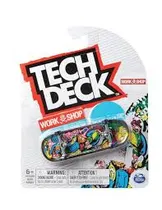 Spin Master Acrobacia Tech Deck Value Patineta Basica Surtida Plastico 6 Años+ Multicolor