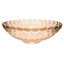 Travessa de Vidro 23X8CM - Dourado