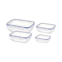 Set de Tápers Bager Cook&Lock BG-552 4 Piezas