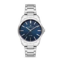 Relogio Analogico Feminino Daniel Klein D-Two DK.1.12621-3 - Prata/Azul