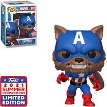 Funko Pop Marvel SDCC 2021 Exclusive - Capwolf 882