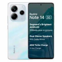 Smartphone Xiaomi Redmi Note 14 5G 256GB 8GB Ram Dual Sim Tela 6.67" Chines - Branco