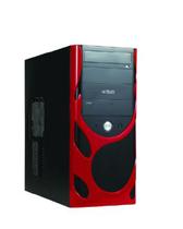 Gabinete Mitsuo MQ 826 Black/Red - Sem Caixa - Sem Fonte