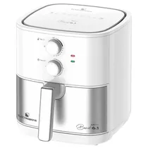 Fritadeira Elétrica Electrobras Airfry Beirut EBAF-61-W - 1900W - 6.1L - 220V 50/60HZ - Branco e Prata