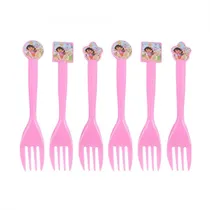 Garfos Descartaveis para Festa Party Favlors Dora 10PCS