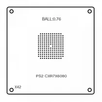 Bga Stencil PS2 CXR7X6080 13X13(164)