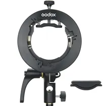 Suporte para Flash Godox S2 Montagem Bowens + Softbox 80 X 80 CM
