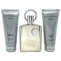 Afnan Kit Supremacy Silver Edp 100ML + Shower Gel 100ML + A/Shav 100ML