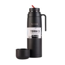 Terrano Termos Y Vasos Rig AC409023071 1L Acero/Metal Fabricado Con Materiales de Alta Calidad, Que Gara Negro