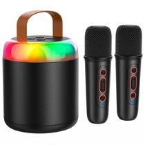 Speaker Yookie SK26 - USB/Aux/SD - Bluetooth - 6W - com 2X Microfones - Preto