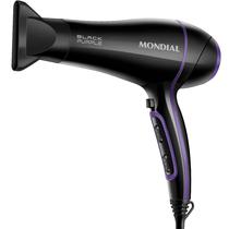 Secador de Cabelo Mondial SCN-01 2000 W 110V - Preto/Roxo