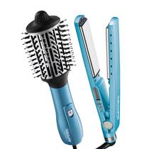 Pack Babyliss Planchita Rizadora Ionica+Cepillo Hot Brush