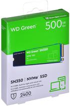 HD SSD M.2 WD 500GB Green SN350 Nvme WDS500G2G0C