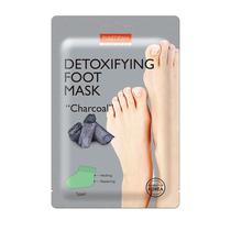 Purederm Detoxifying Foot Mask - Charcoal ADS735