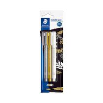 Marcador Staedtler Metallic Pen 8323-s BK3 3 Unidades