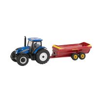 Juguete Tomy New Holland Country Tractor With V-Tank Manure Spreader T6.165 13951