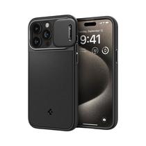 Capa Spigen ACS06599 Optik Armor Magfit iPhone 15 Pro Max Negro