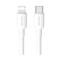 Cable Usams US-SJ610 USB-C A Lightning 1M Blanco