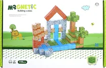 Cubos Magnéticos de Construção Magnetic Chuang Huang - CH1322 (119 Pçs)