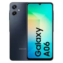 Smartphone Samsung Galaxy A06 SM-A065M 128GB 4GB Ram Dual Sim Tela 6.7" - Preto (Caixa Slim) (Garantia PY-Ar-Ur)