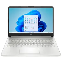 Notebook HP 14-DQ6011DX, Intel N150 2.00HZ (3.60GHZ), 4GB Ram, 128GB Ufs, Tela 14" HD, Windows 11 Home In s Mode, Inglês, Natural Prata