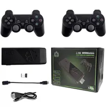Console Game Stick M8 Lite 64GB 2 Controle - Black (Caixa Feia)