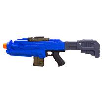 Pistola de Agua Electric Water Gun 644520 / Bateria Recarregavel e Acessorios - Azul