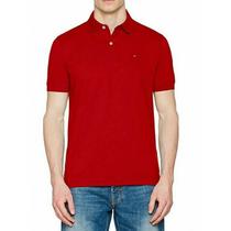 Camiseta Tommy Hilfiger Polo Masculino MW0MW03549-647 M Vermelho