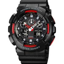 Hummer Reloj Goma Negro Multifuncion WH2-224062