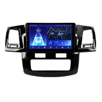 Moldura I-Kit 9*Completo Toyota Hilux /SW4/Fortuner 2008-2015( Ar Analogico e Digital )