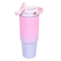 Copo Térmico Degradê 800ML - Rosa para Lilás