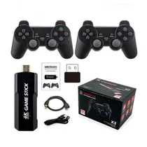 Consola Portátil Game Stick X2 / 4K / 3D / 64GB / 2 Controles (PS1, PSP, N64, Dreamcast, Mame, Arcade, Etc...) - Preto