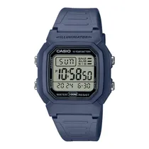Relogio Masculino Digital Casio W-800H-2A Azul Escuro