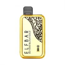 Dispositivo Descartavel Elf Bar BC10000 Black Gold Edition Strawberry Ice