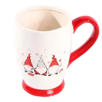 Xicara de Natal Em Cerâmica 13,8X9,5X12,8CM