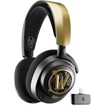 Fone de Ouvido Gamer Steelseries 61558 Arctis Nova 7 World Of Warcraft Edicao Sem Fio - Preto/Dourado