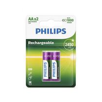 Pilha Recargable Philips AA R6B2RTU25/97 PACK-2 2500MAH