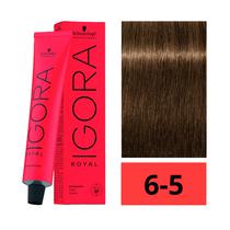 Crema de Coloracion Schwarzkopf Igora Royal 6-5 Rubio Oscuro Dorado 60GR