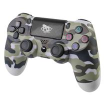 Controle para Console Play Game Dualshock - Bluetooth - para Playstation 4 - Cinza Camuflado - Sem Caixa