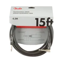 Cable de Instrumento En Ángulo Fender Professional Series P10 A P10 099-0820-059 4.5 Metros Negro