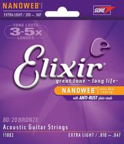 Corda Elixir Violao Ex.Light 010-47 (11002)