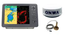 Onwa KP-1299X Combo Sonda Bronze 1KW / Mapas Navionics Platinum+ / Radar 4KW / Ais / Tela 12 Polegadas