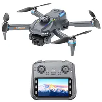 Drone Hetzer AE19 com Controle/ Tela/ 90°/ 150 Metros/ 2 Baterías - Silver