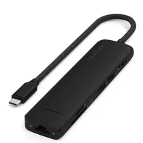 Hub USB Satechi ST-P7SK com 7 Portas / USB-C - Black