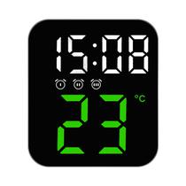 Reloj Digital de Mesa Satellite AC-T6822 LED Verde