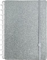 Agenda Caderno Inteligente Let's Glitter Silver - A5