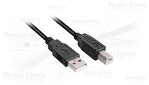 Cable USB-A (M) A USB-B (M) 1.8MTS 2.0 p/Impresora