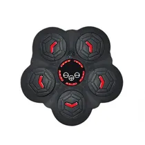 Máquina de Boxe Musical HKX-2089 / Bluetooth / 9 Niveis / Recarregavel - Preto