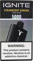 Vape Descartavel Ignite V50 Special Edition Strawberry Banana 5000 Puffs - 14ML